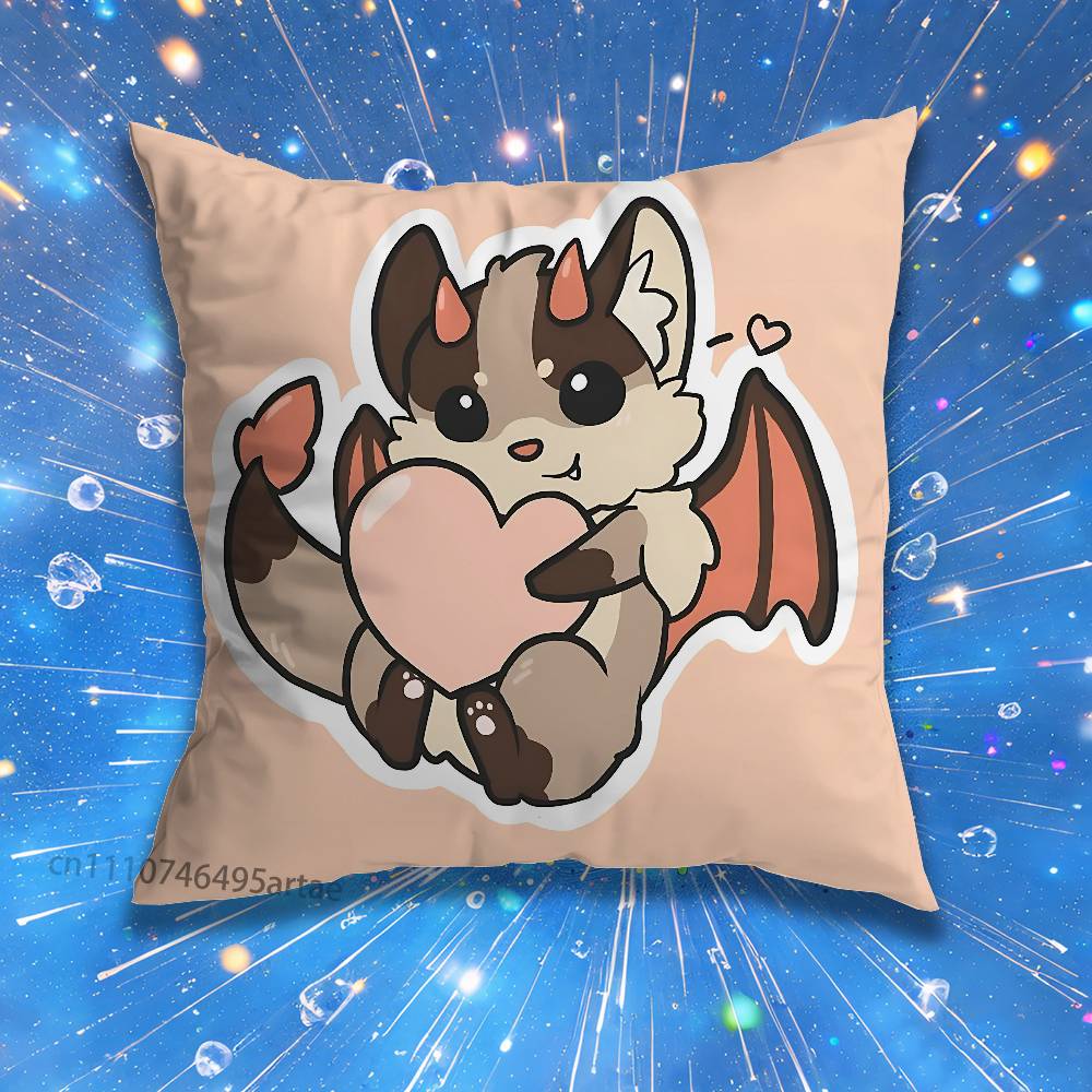 Game A-Adopts Me Pillow Case For Home Bedroom Car Office Decoration Living Room Sofa Cushion Cover Suitable