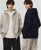 Topboy [2Pack Non-Fleece Or Fleece] Essential Oversized Two-Way Zip-Up Hoodie 3 Colors (Type A)