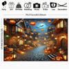 1 Halloween Street Scene Tapestry Background  Suitable for Decorating Living Rooms  Bedrooms  Offices  Homes  Rooms  and Parties