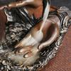 Resin Backflow Aromatherapy Stove Jewelry Creative Lotus Zen Buddha Hand Backflow Aromatherapy Home Crafts Ornament