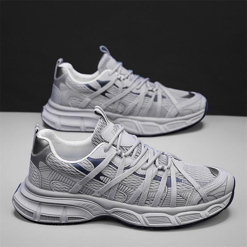 2025 summer men's new mesh shoes daily sports casual shoes versatile men's trendy shoes youth sports shoes