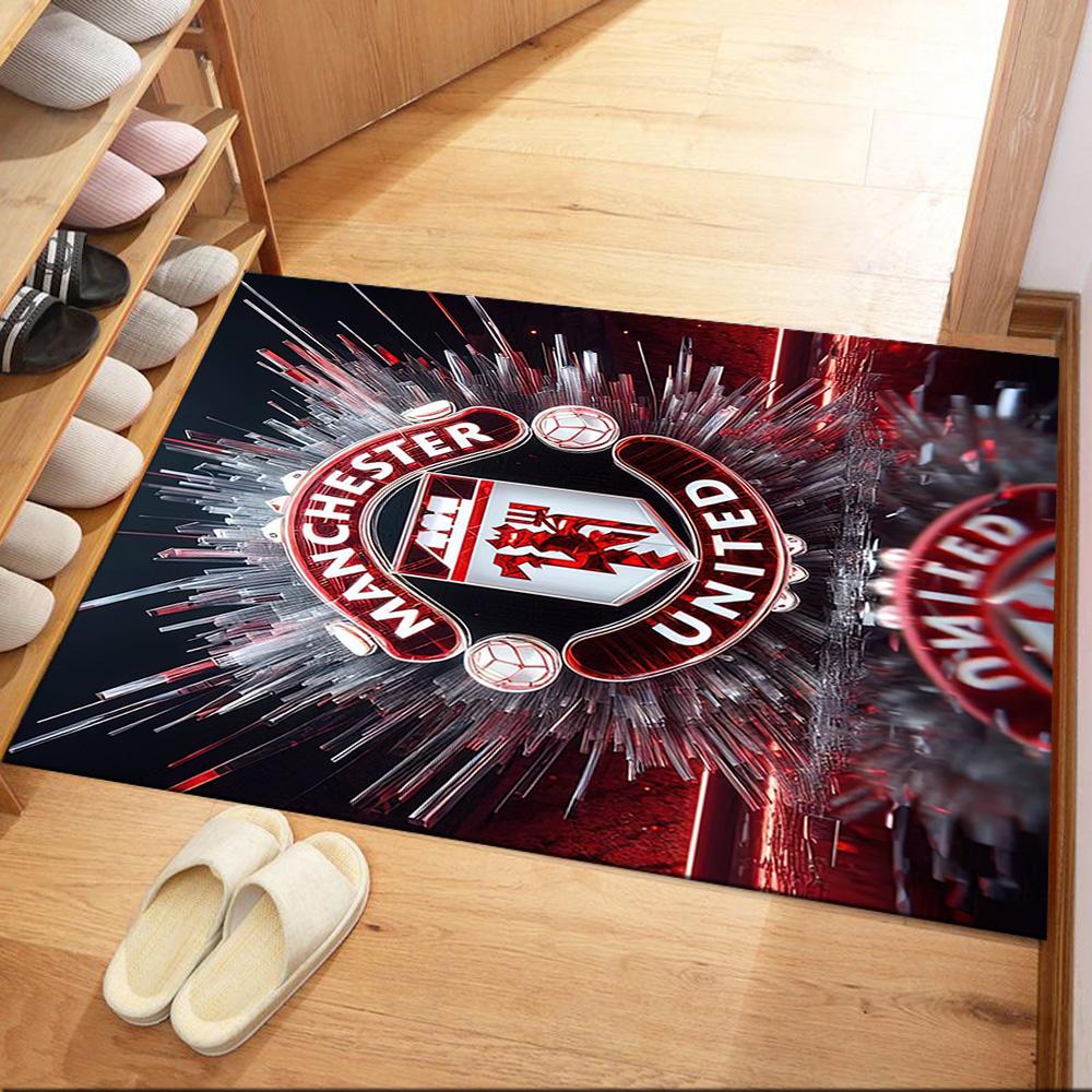 Manchester Floor Mat Perfect For Dormitory Balcony Outdoor Game Room Antislip Rug Anime Office Decor Perfect Birthdaychristmas Gift Idea
