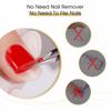 Nail Salon Nail Polish Glue Protective Sticker 1 Piece Nail Polish Film Sticker Double Row 22 Can Tear Nail Patch