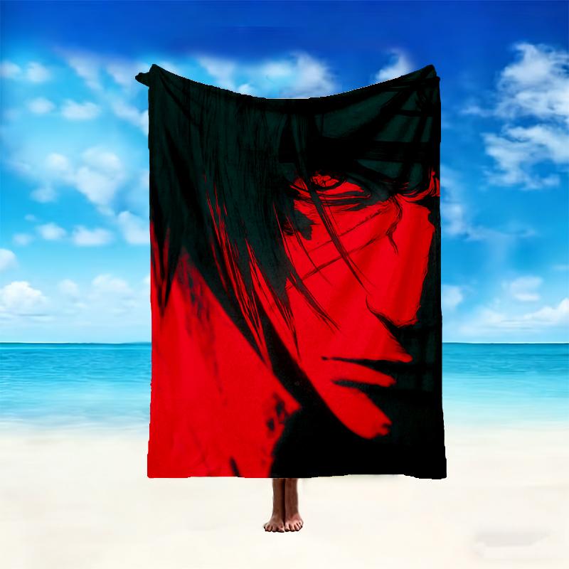 1pc Comfortable Home Print Throw Blanket, Naruto Blanket For Bed and Sofa Use, Special Present For Family