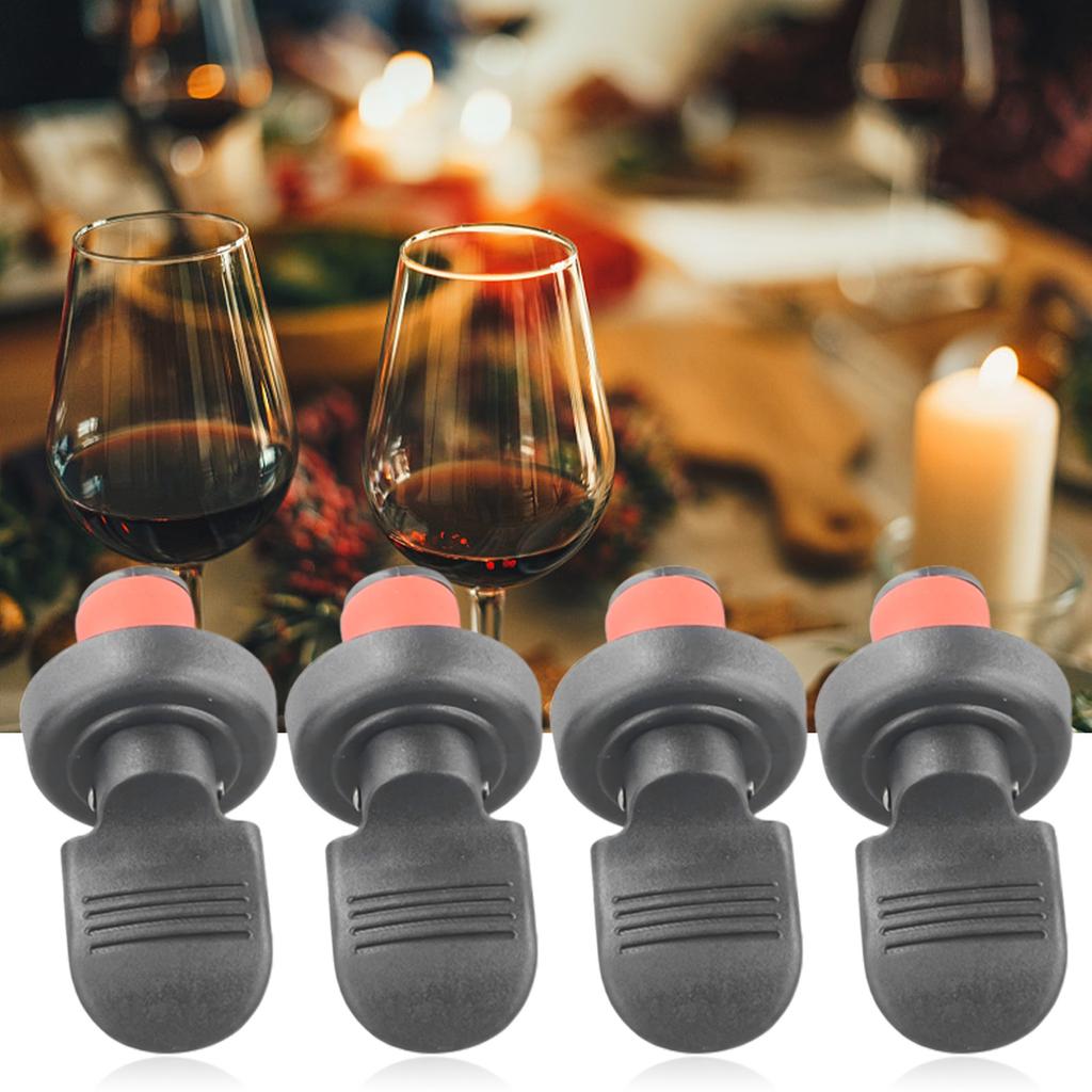 Wine Bottle Stopper Bar Hand Press Sealing Stop Cap Beers Cork Plug Seal Lids