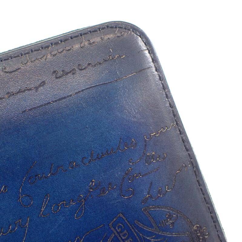 Berluti  Eco bag blue/black leather/Nylon mens