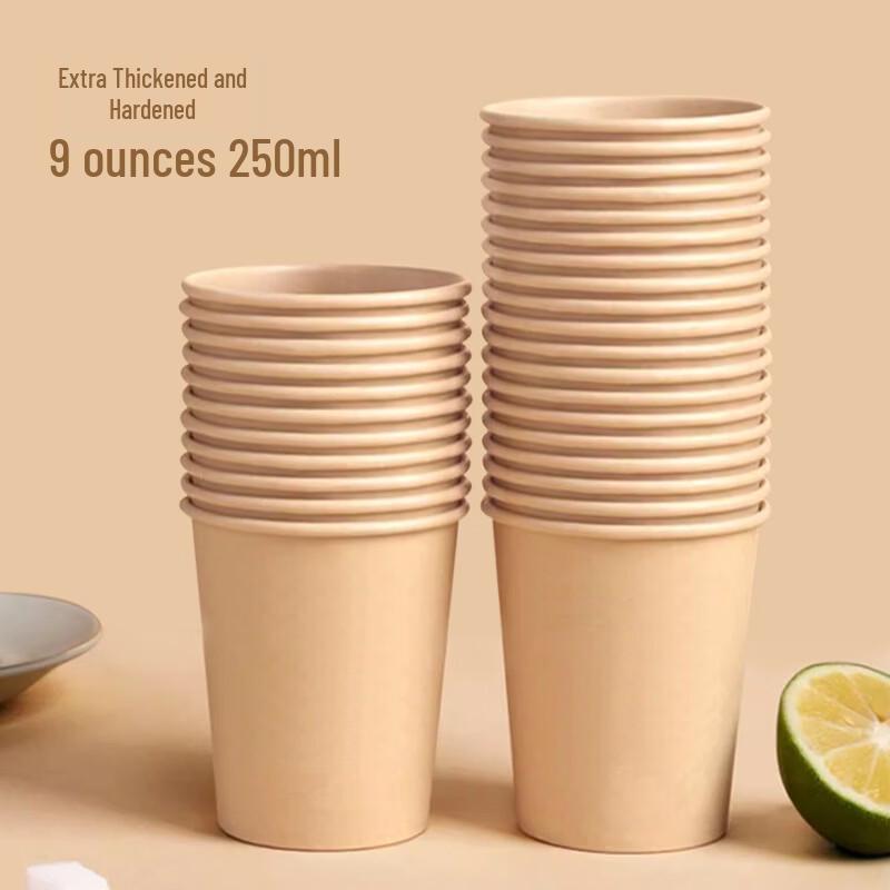 Xihe Disposable Kraft Paper Cups