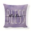 Purple Lavender Throw Pillow Cover for Home Decor - Plant Flower Decoration and Cushion Cover
