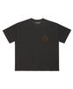 Seleodeilejeokeulleob Pigment Dyed T-Shirt(Unisex) / Small S.L.C Emblem - Black