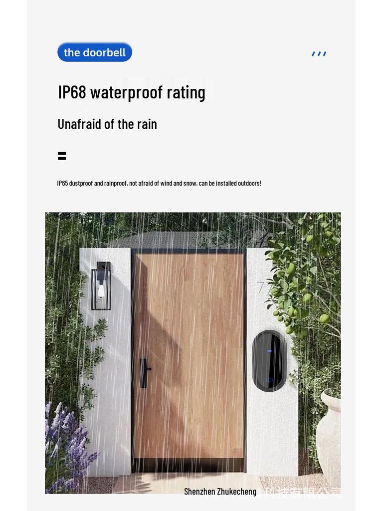 Self-Powered Wireless Outdoor Doorbell