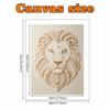 Pearl Art Painting Home Wall Decor Golden Lion Pearl Gemstone Painting Picture Crafts Adult/Beginner Gift Creative Home Decor Unframed Wall Art