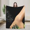 Soft Blanket Travel Wicked Elphaba & Glinda Tonal  Throw Blanket  Flannel Bedspread For Couch Chair Novelty Sofa Bed Cover