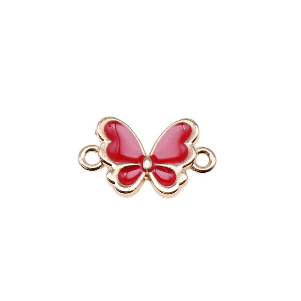 

Enamel Charms Multi Color Butterfly Pendants For Floral Themed Jewelry A17-10pcs-17.5x10.4mm