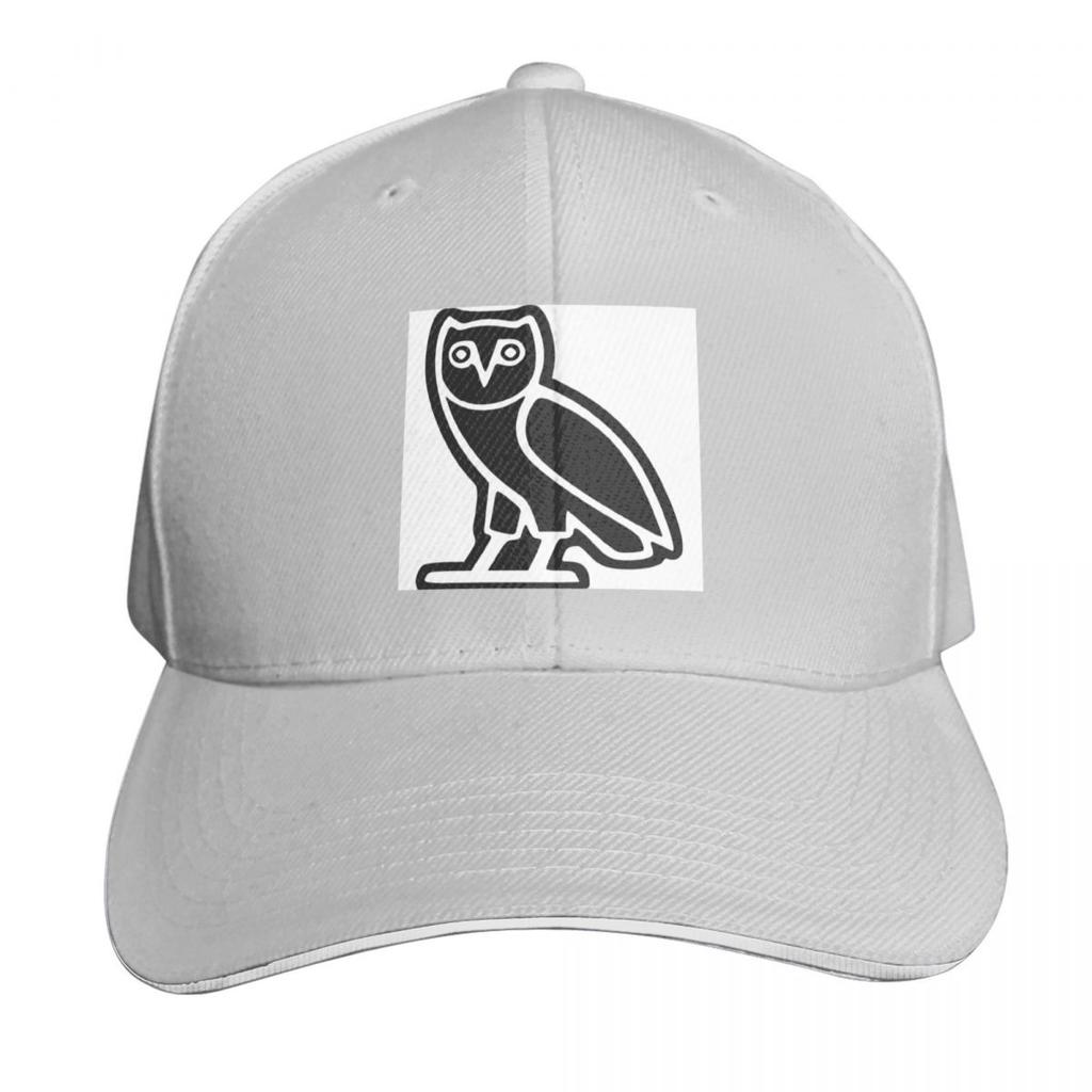 O V O Drakes Owl Baseball Cap Unisexs big size hat Beach Outing Winter hat Hood Boy Child Womens