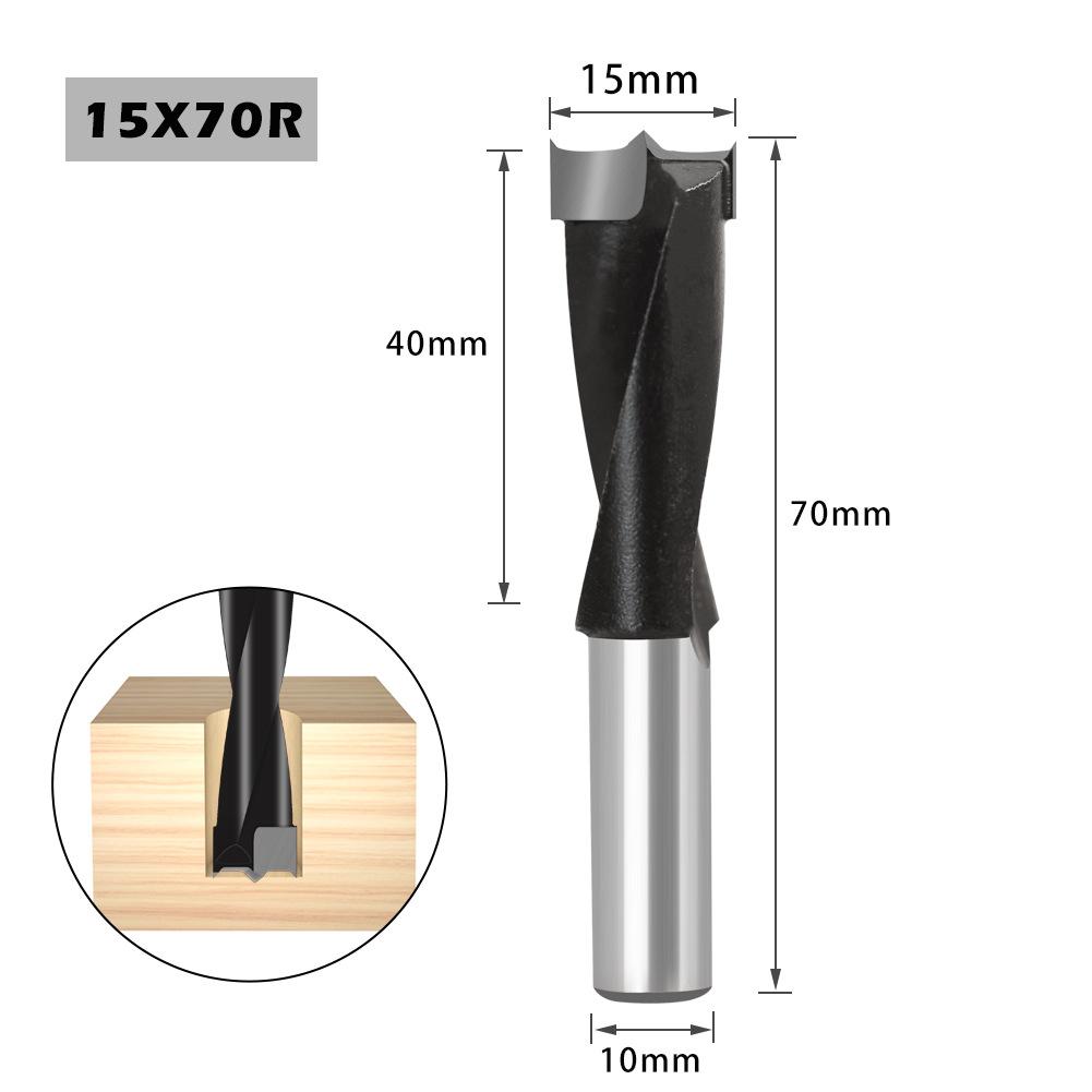 Woodworking Machinery Row Drilling Forward Reverse Alloy Woodworking Drill Bit Hole Opener 3-In-1 Hinge Tungsten Steel Drill Bit