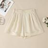 ZANZEA Women Casual Elastic Waist Loose Summer Shorts