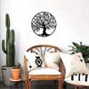 Tree of Life Metal Wall Art - Family Tree Decor, Iron Silhouette for Home Decoration