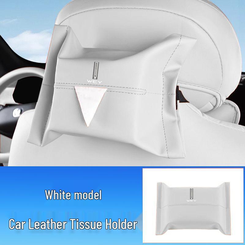 

WEY Blue Mountain Car Tissue Holder: Backseat Organizer for Mocha Standard