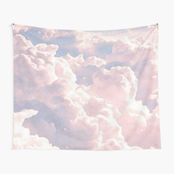 Pink Sky Tapestry Decor Cute Tapestry Pink Sky Cloud Air Backdrop Tapestry Wall Hanging for Home Living Room Bedroom Dorm