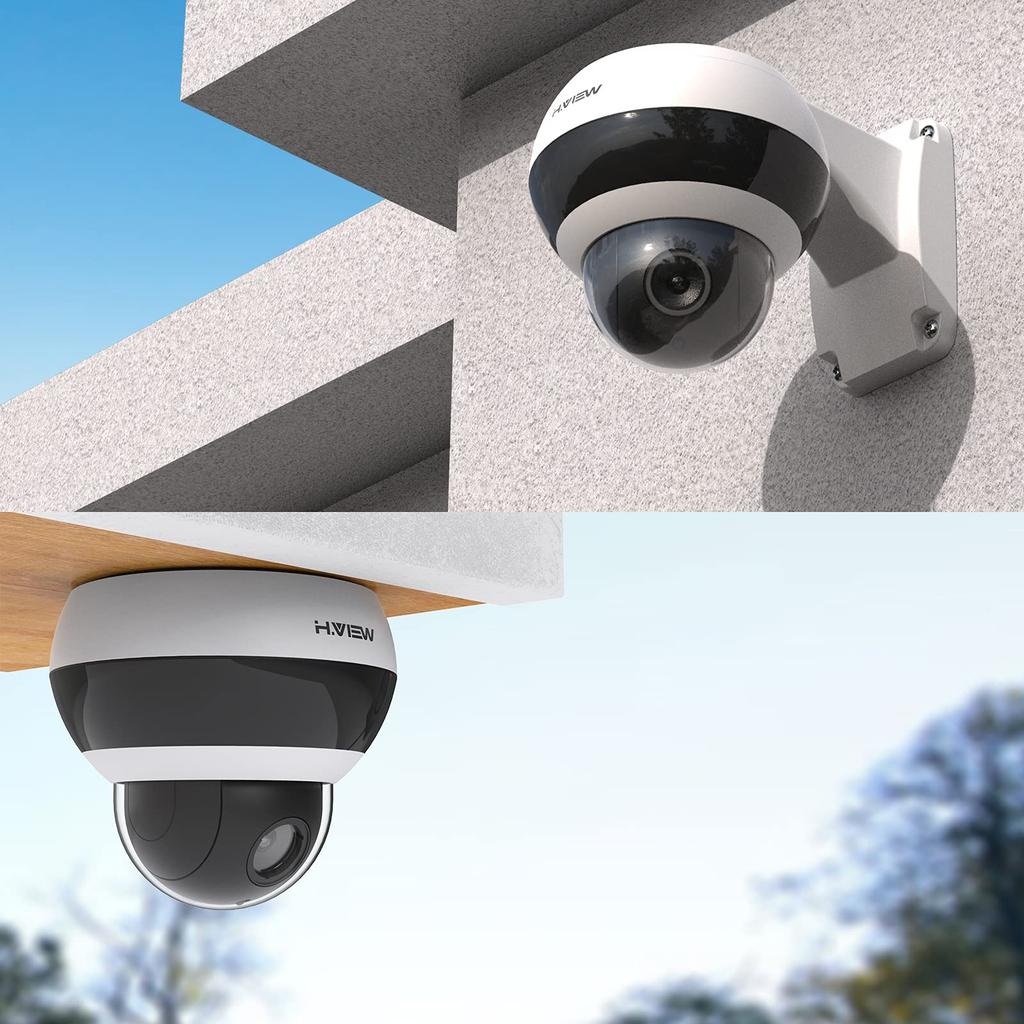 PTZ Sicherheit Kamera 5X Optische Zoom Infrarot Sicherheit Kamera 5 Megapixel POE Netzwerk Kamera Überwachung Kamera 5MP Objektiv IP66 Wasserdicht und