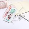 Cartoon Stationery Set: 4-Piece 20cm Ruler, Triangle Ruler, Cute Multi-Functional Protractor for Students