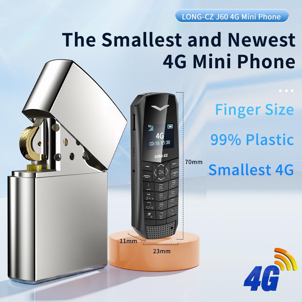 Mini 4G Global Band Small Mobile Phone Compact Portable Student Children's Button Elderly Machine Backup Function Machine