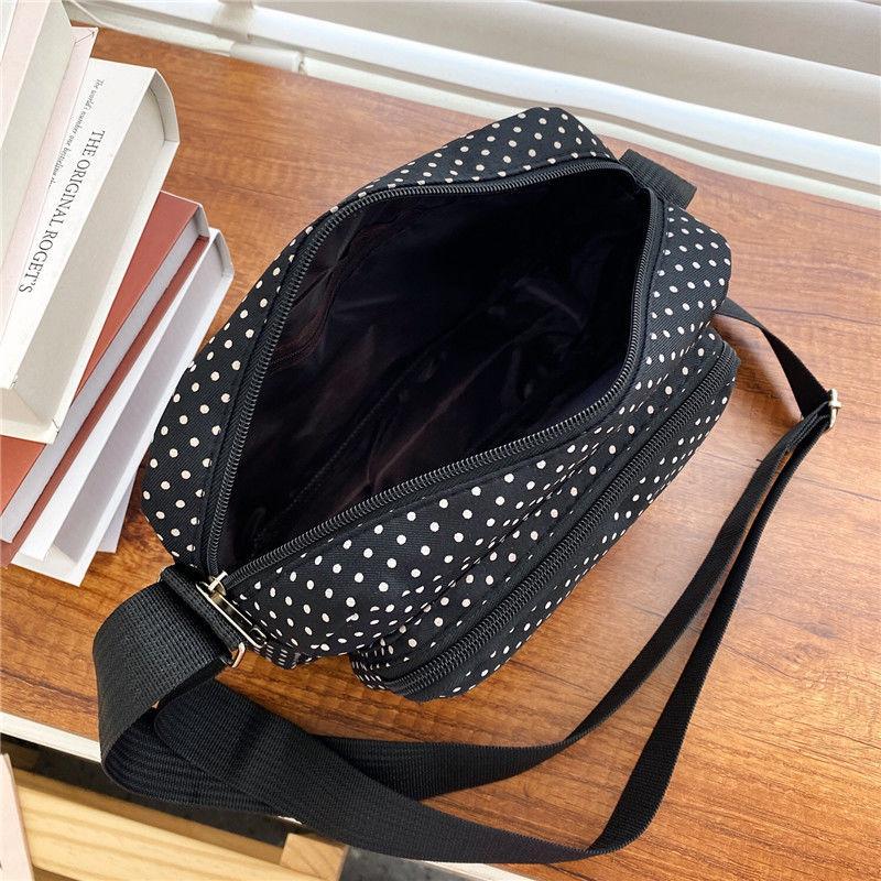 Women's Waterproof Cloth Bag Diagonal Cross Shoulder Bag Lightweight Casual Bag Middle-aged Mother's Shoulder Bag