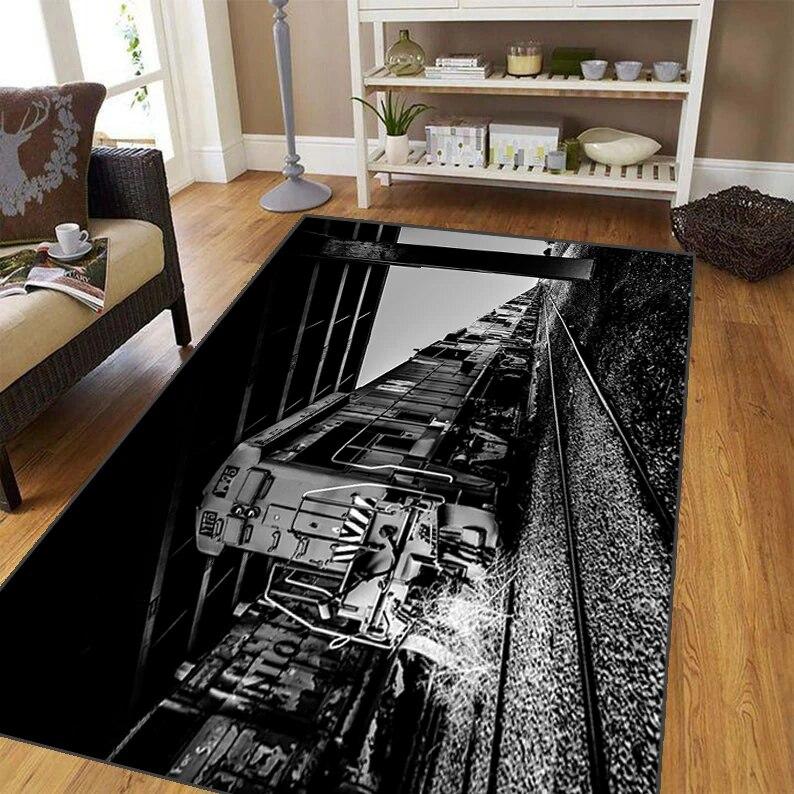 Industry Carpet for Living Room,Soft Flannel Rug for Bedroom ,Anti-Slip  BATHROOM Mat,  Baby Play Mat,large Aircraft Rug