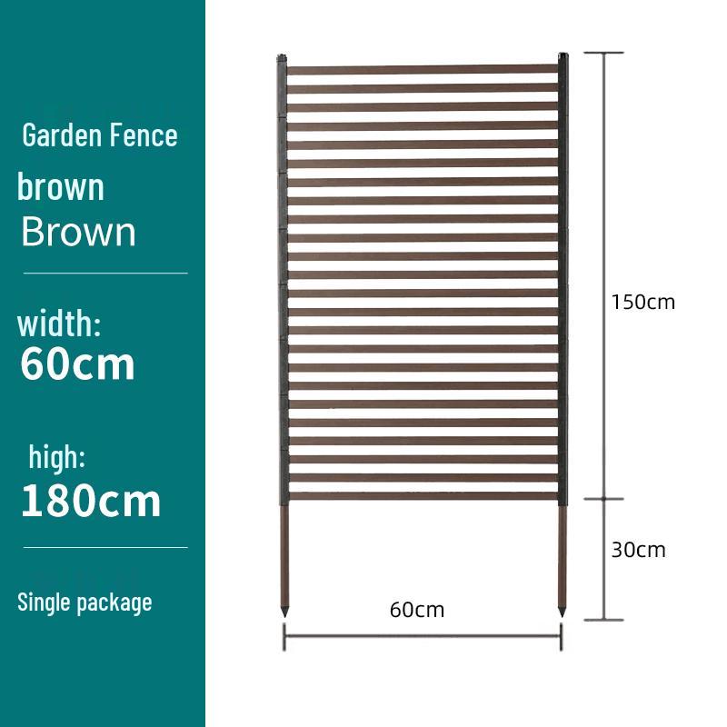 Outdoor Garden Courtyard Picket Fence & Climbing Frame