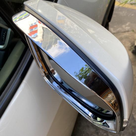 For 2014-2024 Toyota 4Runner Side Mirror Rain Eyebrow Cover Trim 2PCS
