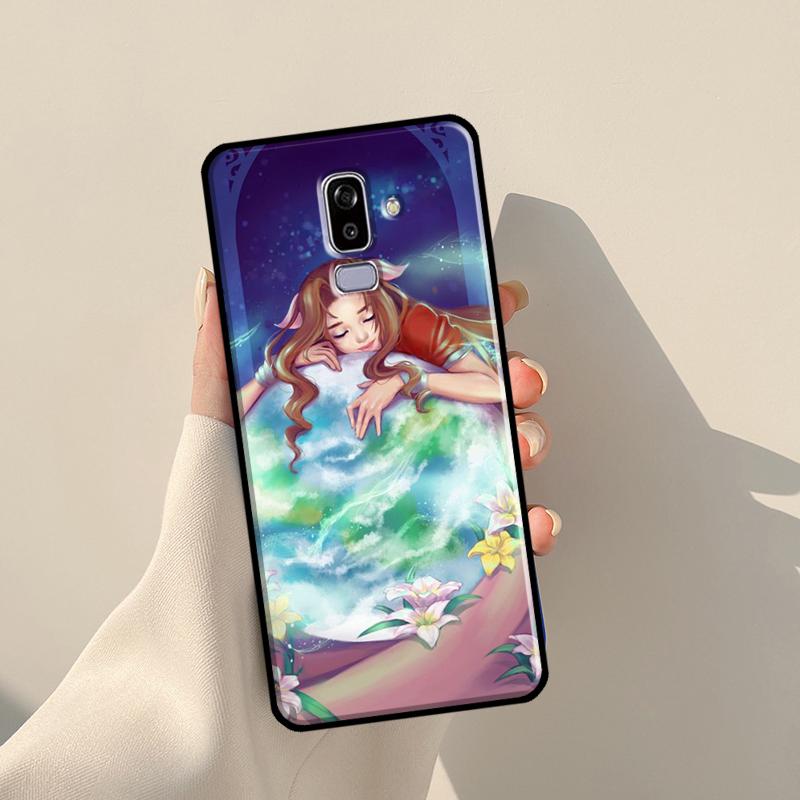 Aerith Gainsborough Final Fantasy Case For Samsung Galaxy J3 J5 J7 2017 A3 A5 J1 2016 J4 J6 Plus A6 A7 A8 A9 J8 2018 Coque