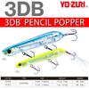 Bass Lure 3DB Pencil Popper Floating 110mm Prism Shad YO-ZURI Color