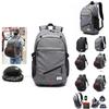 Versatile Men's Backpack Travel Hiking School Bag Rucksack With Usb Port For 15.6" Laptop
