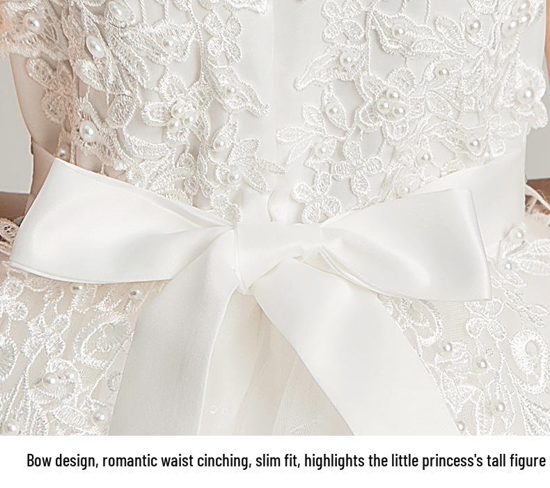 Girls' Puffy Princess Dress: Summer Flower Girl Gown for Weddings, Birthdays, and Performances