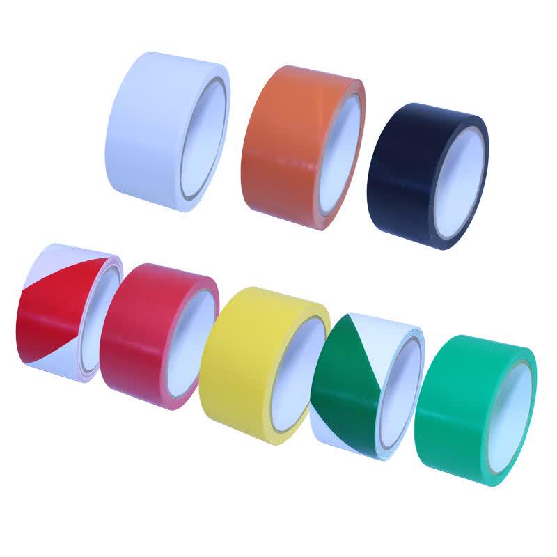 Fuxing Yellow Black Hazard Warning Floor Marking Tape (12-Roll Pack)
