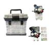 Oruldo Fishing Tackle Large Capacity Tackle Box, 4-Tier Design, for Storing Tackle, Reels, and More, Lure BoxFishing BoxRun-and-GunLure CaseTool
