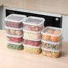 with Lid Trasparent Crisper Sealed Rectangular Microwave-heated Lunch Boxes