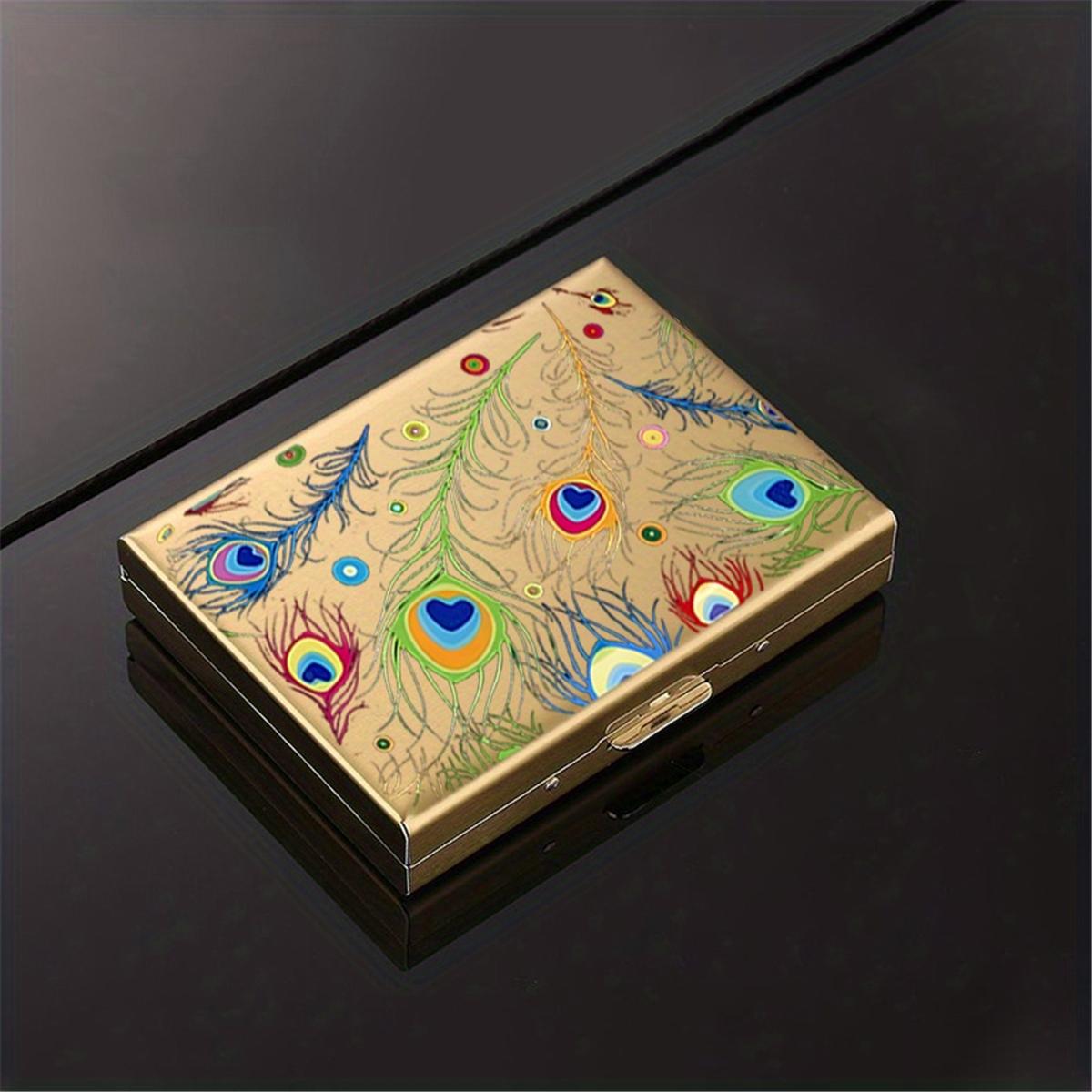 

Держатель кредитной карты для женщин и мужчин, Держатель карты Rfid, Металлический держатель карты, Жесткий кошелек для кредитных карт 10 cards золотой