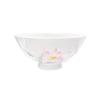 Underglaze Color Bone China Rice Bowls and Plates Set