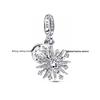 S925 White Copper Puppy Cartoon Pendant & Snowflake Airplane Charms for DIY Bracelet Accessories