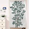1pc Japanese-Style Door Curtain with Elegant Bamboo Design, Easy Rod Pocket Installation, Size 34x56 Inches – Perfect for Room/E