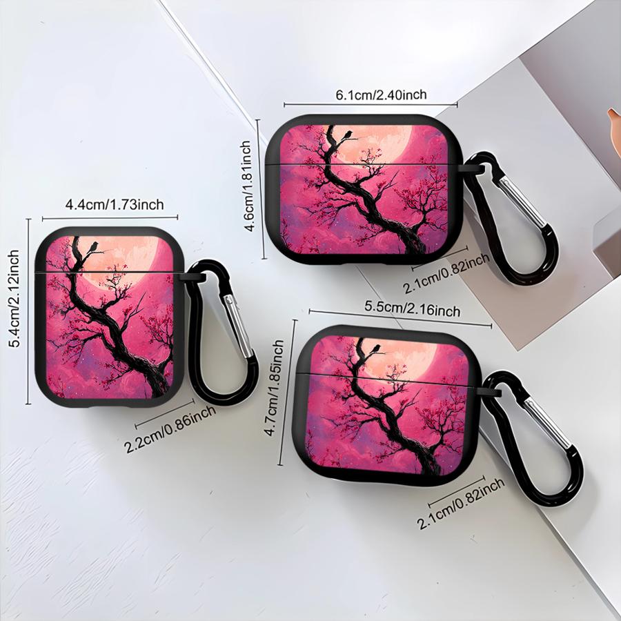 Moonshadow Flower Case For Airpods Pro3 3 2 Pro2 4 Pro 1 Earphone Cases Cover