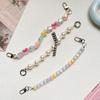 Color Pearl Mobile Phone Case Portable Chain Diy Lanyard Bow Love Wind Lanyard Anti-Drop Small Fresh