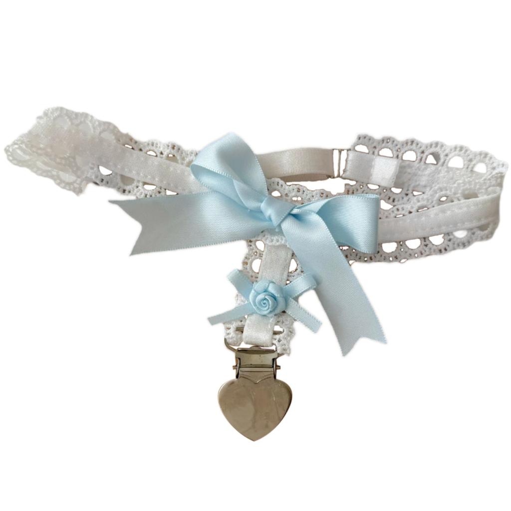 Love Heart Leg Ring Sweet Elastic Lace Leg Strap Simple Punk Hiphop Leg Ring Handmade Leg Accessories