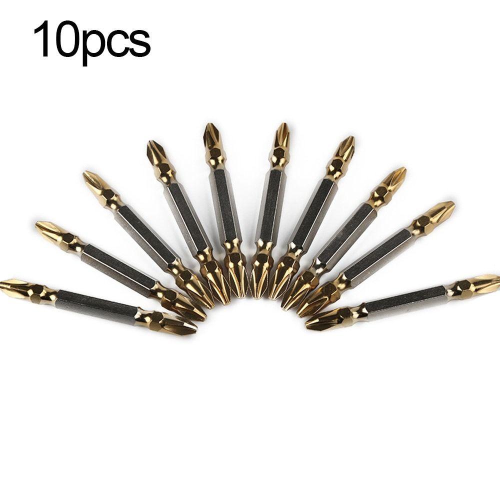 Durable High Hardness Double Headed Strong Magnetic Titanium Coated Hand Tools Screwdriver Bits