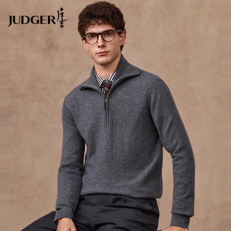 

Judger Men s 10% Cashmere Wool Blend Half-Zip Stand Collar Sweater XL