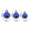 50pcs/lot Painted Color Bells Beads Round Mini Bell Ornaments for Jewlery Making DIY Bracelet Necklace Earrings Decor Accessory