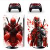 Protective Shell For Ps5 Disc Edition For Deadpool Super Hero Skin Controller
