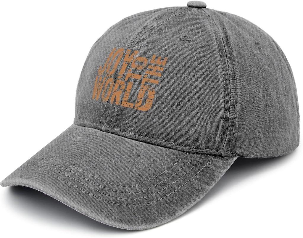 Joy to The World Distressed Baseball Cap Vintage Washed Polyester Casual Adult Headwear