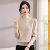 Middle-aged and Elderly Women's Spring and Autumn Temperament Sweater New Mother Autumn National Wind Sweater Fashion Bottoming Shirt